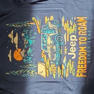 Jeep v-neck tshirt